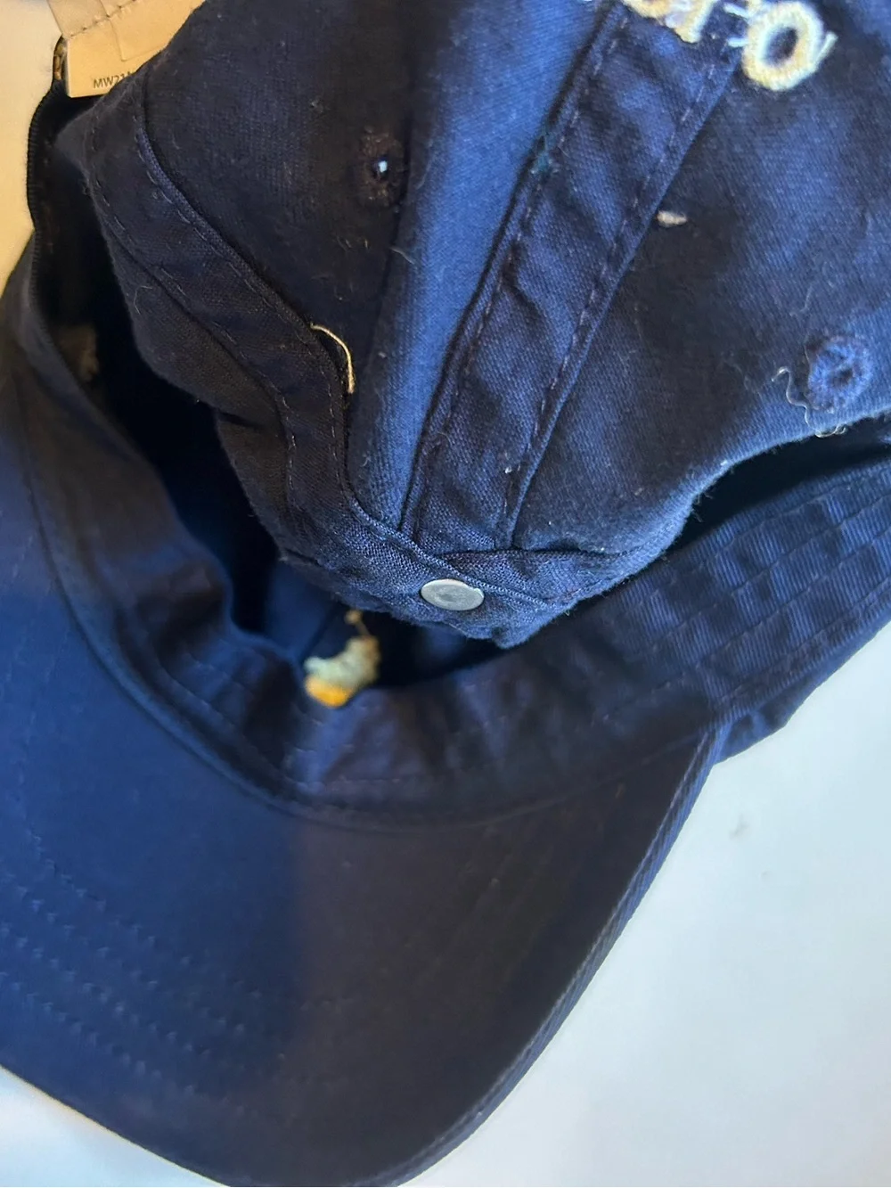 Polo Ralph Lauren toddler unisex navy blue adjustable hat cap 2T-4T preppy retro